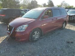 Salvage cars for sale at Madisonville, TN auction: 2006 Honda Odyssey EX