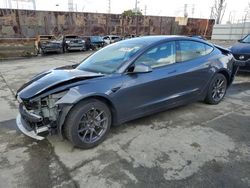 Salvage cars for sale from Copart Wilmington, CA: 2022 Tesla Model 3