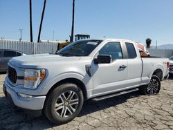 Salvage cars for sale from Copart Van Nuys, CA: 2021 Ford F150 Super Cab