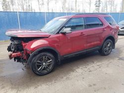 Vehiculos salvage en venta de Copart Atlantic Canada Auction, NB: 2017 Ford Explorer XLT