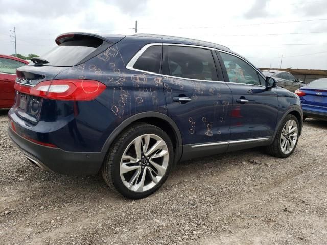 2018 Lincoln MKX Black Label