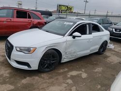 Salvage cars for sale at Chicago Heights, IL auction: 2015 Audi A3 Premium
