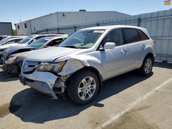 Salvage cars for sale at Vallejo, CA auction: 2009 Acura MDX Technology