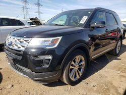 Salvage cars for sale from Copart Elgin, IL: 2018 Ford Explorer XLT