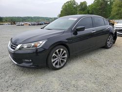 Salvage cars for sale at Concord, NC auction: 2013 Honda Accord Sport