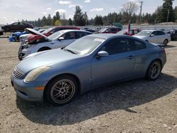 Salvage cars for sale at Graham, WA auction: 2005 Infiniti G35