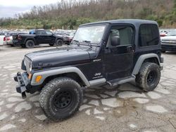 Salvage cars for sale at Hurricane, WV auction: 2004 Jeep Wrangler / TJ Sport