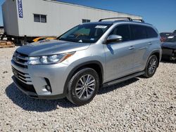 Salvage cars for sale at New Braunfels, TX auction: 2017 Toyota Highlander SE