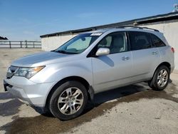 Salvage cars for sale at Fresno, CA auction: 2009 Acura MDX Technology