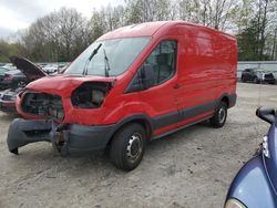 Salvage trucks for sale at North Billerica, MA auction: 2015 Ford Transit T-250