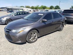 Salvage cars for sale at Sacramento, CA auction: 2015 Toyota Camry LE