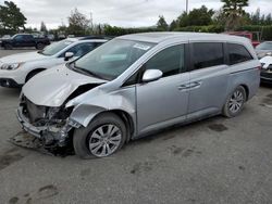 Salvage cars for sale from Copart San Martin, CA: 2015 Honda Odyssey EXL