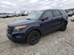 Salvage cars for sale at West Warren, MA auction: 2014 Ford Explorer Police Interceptor