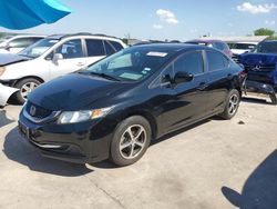 Salvage cars for sale at Grand Prairie, TX auction: 2015 Honda Civic SE