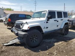 Jeep Wrangler salvage cars for sale: 2014 Jeep Wrangler Unlimited Sahara