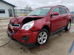 Salvage cars for sale from Copart Pekin, IL: 2015 Chevrolet Equinox LT