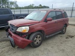 Honda Pilot EXL salvage cars for sale: 2004 Honda Pilot EXL