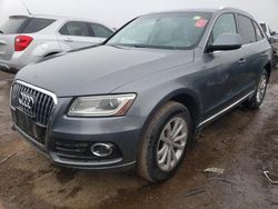 Salvage cars for sale at Elgin, IL auction: 2013 Audi Q5 Premium
