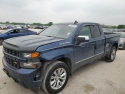 Salvage cars for sale at San Antonio, TX auction: 2019 Chevrolet Silverado C1500 Custom