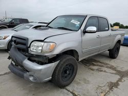 Salvage cars for sale from Copart Grand Prairie, TX: 2006 Toyota Tundra Double Cab SR5