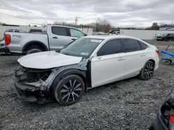 Salvage cars for sale from Copart Albany, NY: 2022 Honda Civic EX