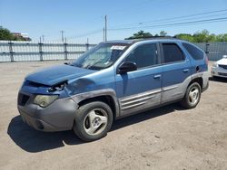 SUV salvage a la venta en subasta: 2001 Pontiac Aztek