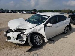 Salvage cars for sale from Copart San Antonio, TX: 2019 Nissan Sentra S