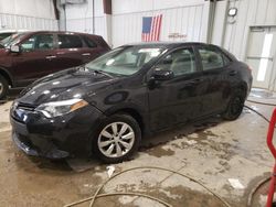 Salvage cars for sale at Franklin, WI auction: 2014 Toyota Corolla L