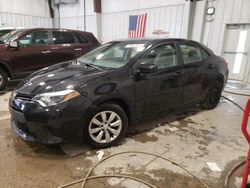 Salvage cars for sale from Copart Franklin, WI: 2014 Toyota Corolla L