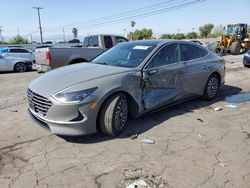 Salvage cars for sale at Colton, CA auction: 2020 Hyundai Sonata Hybrid