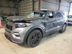 Salvage cars for sale at Greenwell Springs, LA auction: 2022 Ford Explorer ST