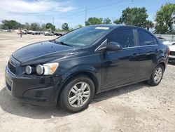 Salvage cars for sale from Copart Riverview, FL: 2016 Chevrolet Sonic LT