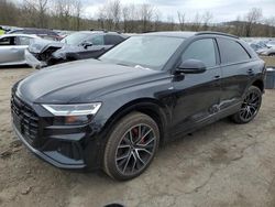 Salvage cars for sale at Marlboro, NY auction: 2021 Audi Q8 Premium Plus S-Line