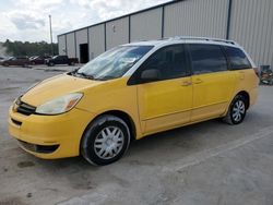 Salvage cars for sale at Apopka, FL auction: 2005 Toyota Sienna CE