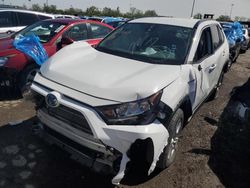 Salvage cars for sale from Copart Woodhaven, MI: 2021 Toyota Rav4 LE