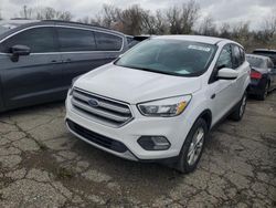 Salvage cars for sale from Copart Woodhaven, MI: 2017 Ford Escape SE
