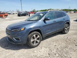 Salvage cars for sale from Copart Indianapolis, IN: 2019 Jeep Cherokee Limited