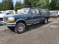Salvage cars for sale from Copart Arlington, WA: 1996 Ford F250