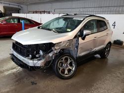 Salvage cars for sale from Copart Candia, NH: 2018 Ford Ecosport SES