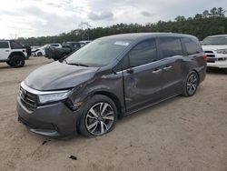 Salvage cars for sale at Greenwell Springs, LA auction: 2021 Honda Odyssey Touring