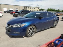 Salvage cars for sale from Copart Wilmer, TX: 2017 Nissan Maxima 3.5S