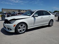 Salvage cars for sale at Wilmer, TX auction: 2010 Mercedes-Benz C300