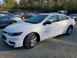 Salvage cars for sale at Waldorf, MD auction: 2018 Chevrolet Malibu LS
