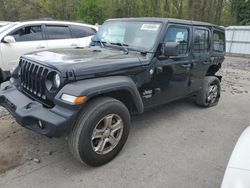 Salvage cars for sale at Glassboro, NJ auction: 2020 Jeep Wrangler Unlimited Sport