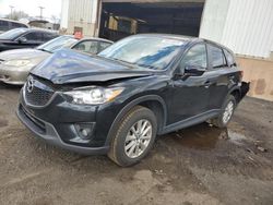 Salvage cars for sale at New Britain, CT auction: 2015 Mazda CX-5 Touring