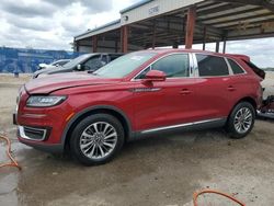 Lincoln Nautilus Vehiculos salvage en venta: 2019 Lincoln Nautilus Select