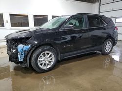 Salvage cars for sale at Blaine, MN auction: 2022 Chevrolet Equinox LT