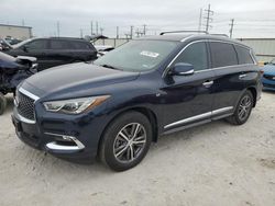 Salvage cars for sale from Copart Haslet, TX: 2019 Infiniti QX60 Luxe