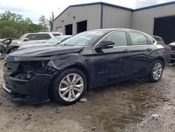 Salvage cars for sale at Savannah, GA auction: 2017 Chevrolet Impala LT