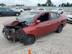 Vehiculos salvage en venta de Copart Houston, TX: 2016 Nissan Versa S